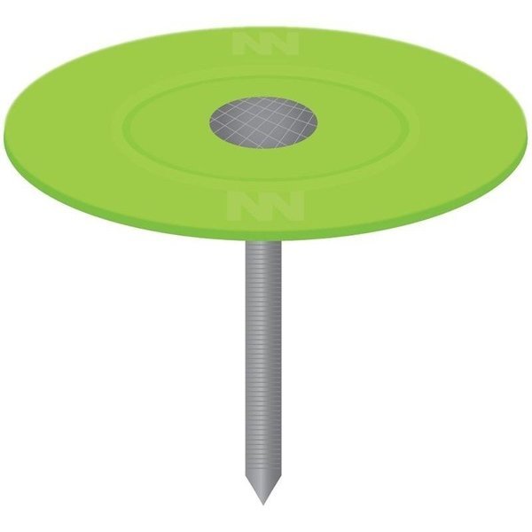 0 Cap Nail, 134 in L, Flat Head, 12 ga Gauge, PlasticSteel, Stinger, Mfr#: 135113